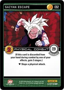 Saiyan Escape - Panini: Awakening - Dragon Ball Z TCG card