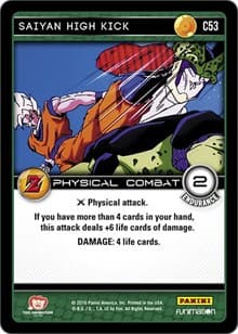 Saiyan High Kick - Panini: Awakening - Dragon Ball Z TCG card
