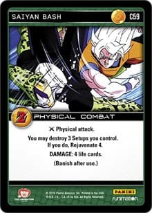 Saiyan Bash - Panini: Awakening - Dragon Ball Z TCG card