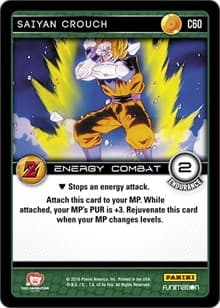 Saiyan Crouch - Panini: Awakening - Dragon Ball Z TCG card
