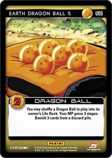 Earth Dragon Ball 5 - Panini: Awakening - Dragon Ball Z TCG card