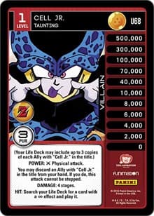 Cell Jr. - Taunting - Panini: Awakening - Dragon Ball Z TCG card