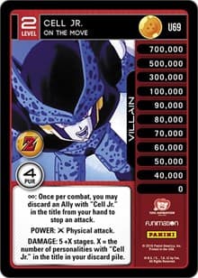 Cell Jr. - On the Move - Panini: Awakening - Dragon Ball Z TCG card