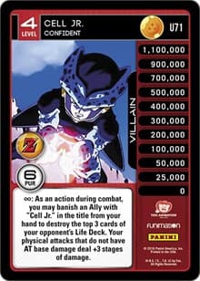 Cell Jr. - Confident - Panini: Awakening - Dragon Ball Z TCG card