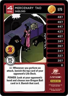 Mercenary Tao - Shielded - Panini: Awakening - Dragon Ball Z TCG card