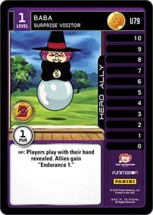 Baba - Surprise Visitor - Panini: Awakening - Dragon Ball Z TCG card
