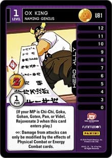 Ox King - Naming Genius - Panini: Awakening - Dragon Ball Z TCG card