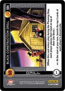 Black Construction Drill - Panini: Awakening - Dragon Ball Z TCG card