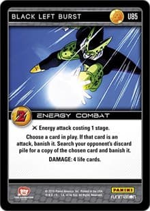 Black Left Burst - Panini: Awakening - Dragon Ball Z TCG card