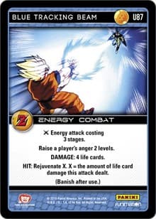 Blue Tracking Beam - Panini: Awakening - Dragon Ball Z TCG card