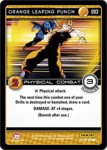 Orange Leaping Punch - Panini: Awakening - Dragon Ball Z TCG card