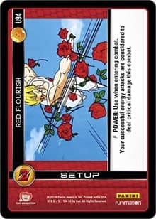 Red Flourish - Panini: Awakening - Dragon Ball Z TCG card