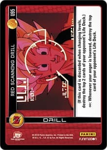 Red Scanning Drill - Panini: Awakening - Dragon Ball Z TCG card