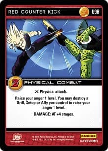 Red Counter Kick - Panini: Awakening - Dragon Ball Z TCG card