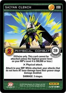 Saiyan Clench - Panini: Awakening - Dragon Ball Z TCG card