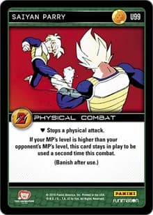 Saiyan Parry - Panini: Awakening - Dragon Ball Z TCG card