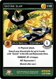Saiyan Slap - Panini: Awakening - Dragon Ball Z TCG card