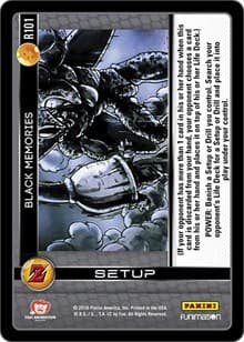 Black Memories - Panini: Awakening - Dragon Ball Z TCG card
