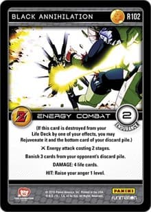 Black Annihilation - Panini: Awakening - Dragon Ball Z TCG card