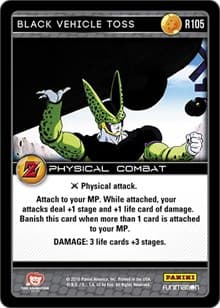Black Vehicle Toss - Panini: Awakening - Dragon Ball Z TCG card