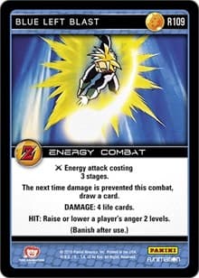 Blue Left Blast - Panini: Awakening - Dragon Ball Z TCG card