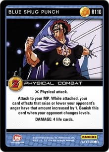 Blue Smug Punch - Panini: Awakening - Dragon Ball Z TCG card