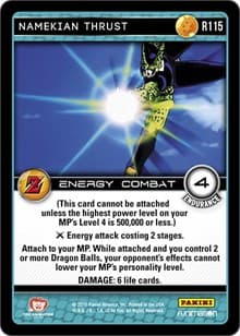 Namekian Thrust - Panini: Awakening - Dragon Ball Z TCG card