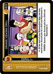 Orange Viewing Drill - Panini: Awakening - Dragon Ball Z TCG card