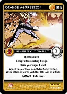 Orange Aggression - Panini: Awakening - Dragon Ball Z TCG card