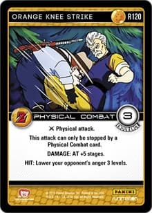 Orange Knee Strike - Panini: Awakening - Dragon Ball Z TCG card