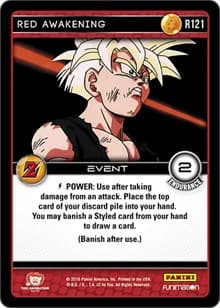 Red Awakening - Panini: Awakening - Dragon Ball Z TCG card