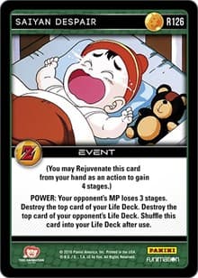 Saiyan Despair - Panini: Awakening - Dragon Ball Z TCG card