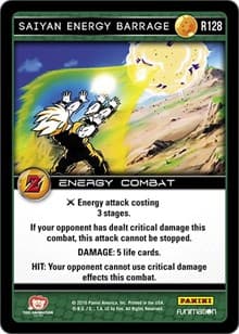 Saiyan Energy Barrage - Panini: Awakening - Dragon Ball Z TCG card