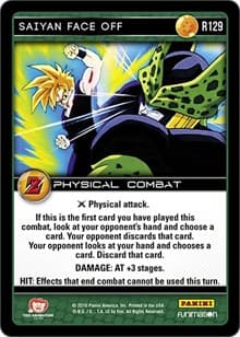Saiyan Face Off - Panini: Awakening - Dragon Ball Z TCG card