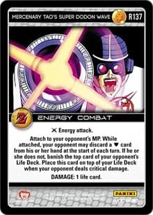 Mercenary Tao's Super Dodon Wave - Panini: Awakening - Dragon Ball Z TCG card
