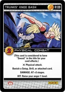Trunks' Knee Bash - Panini: Awakening - Dragon Ball Z TCG card