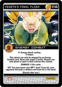 Vegeta's Final Flash - Panini: Awakening - Dragon Ball Z TCG card