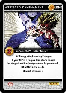 Assisted Kamehameha - Panini: Awakening - Dragon Ball Z TCG card