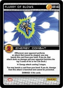 Flurry of Blows - Panini: Awakening - Dragon Ball Z TCG card