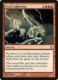 Feral Lightning - Saviors of Kamigawa - Magic: The Gathering card