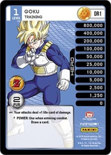 Goku - Training - Panini: Awakening - Dragon Ball Z TCG card