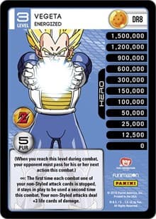 Vegeta - Energized - Panini: Awakening - Dragon Ball Z TCG card