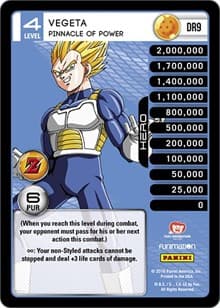 Vegeta - Pinnacle of Power - Panini: Awakening - Dragon Ball Z TCG card