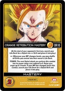Orange Retribution Mastery - Panini: Awakening - Dragon Ball Z TCG card