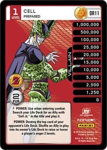 Cell - Prepared - Panini: Awakening - Dragon Ball Z TCG card