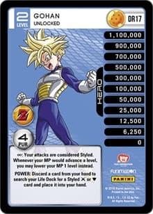 Gohan - Unlocked - Panini: Awakening - Dragon Ball Z TCG card