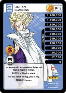 Gohan - Unassuming - Panini: Awakening - Dragon Ball Z TCG card