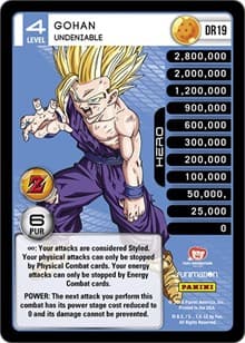 Gohan - Undeniable - Panini: Awakening - Dragon Ball Z TCG card