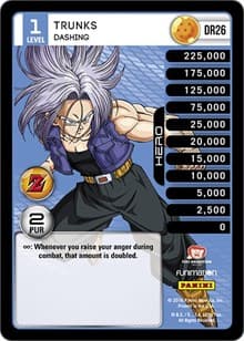 Trunks - Dashing - Panini: Awakening - Dragon Ball Z TCG card