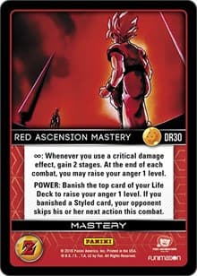 Red Ascension Mastery - Panini: Awakening - Dragon Ball Z TCG card